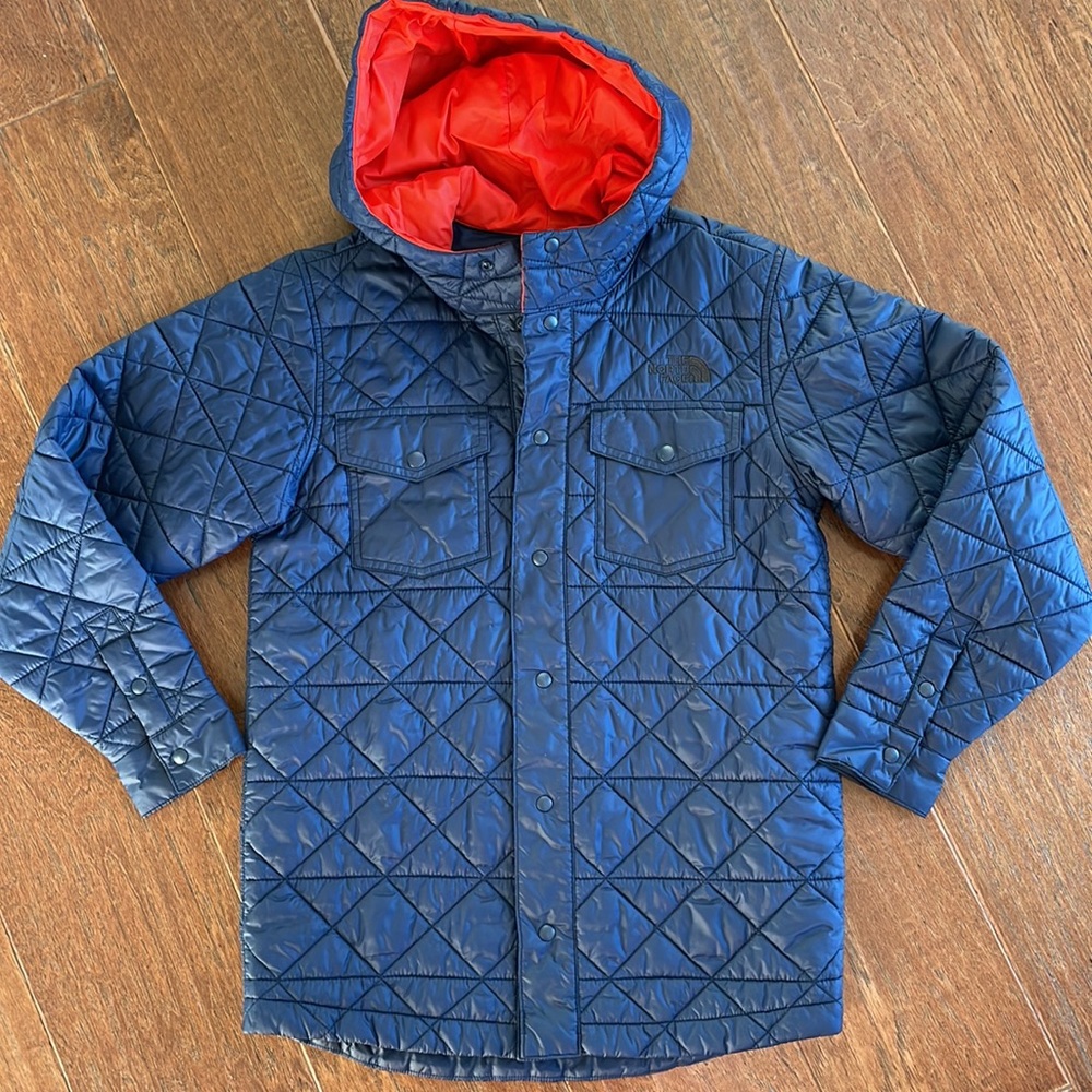 North Face hooded puffer jacket